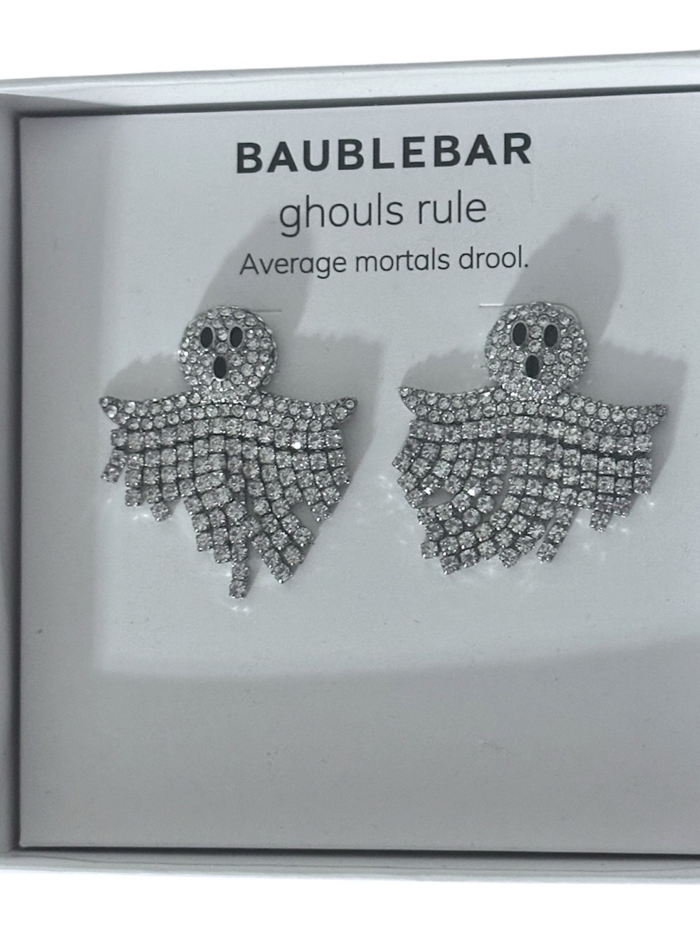 NIB Bauble Bar Ghost Earrings